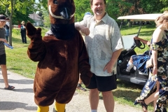 Emcee-John-Fairley-of-St.-Clair-College-with-Kingsville-mascot