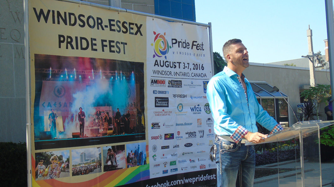 Windsor Pride Flag Raising