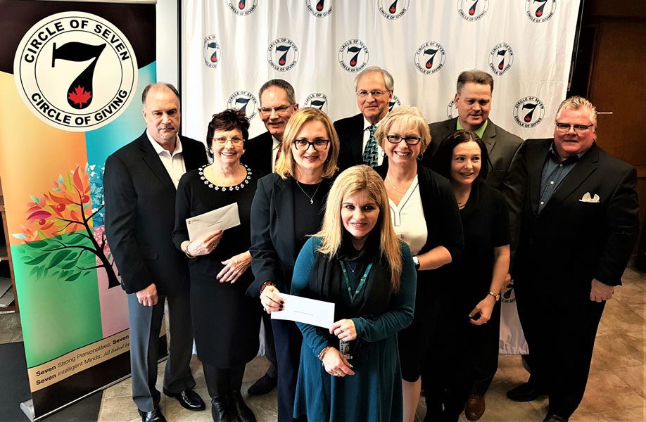 Circle of Seven Presents Five Windsor-Essex Organizations with $50,000