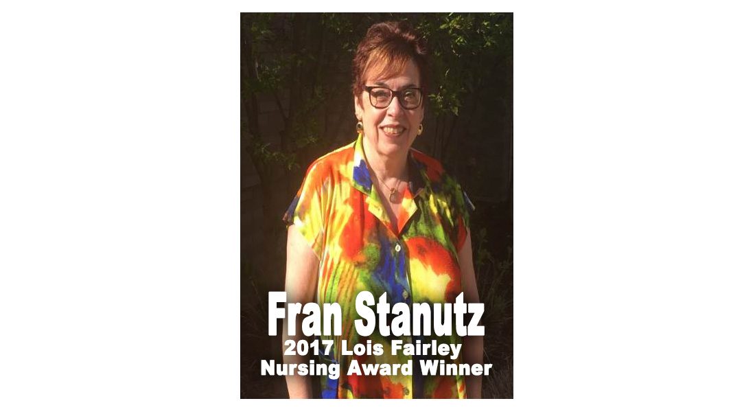 Fran Stanutz Presented the 2017 Lois Fairley Nursing Award