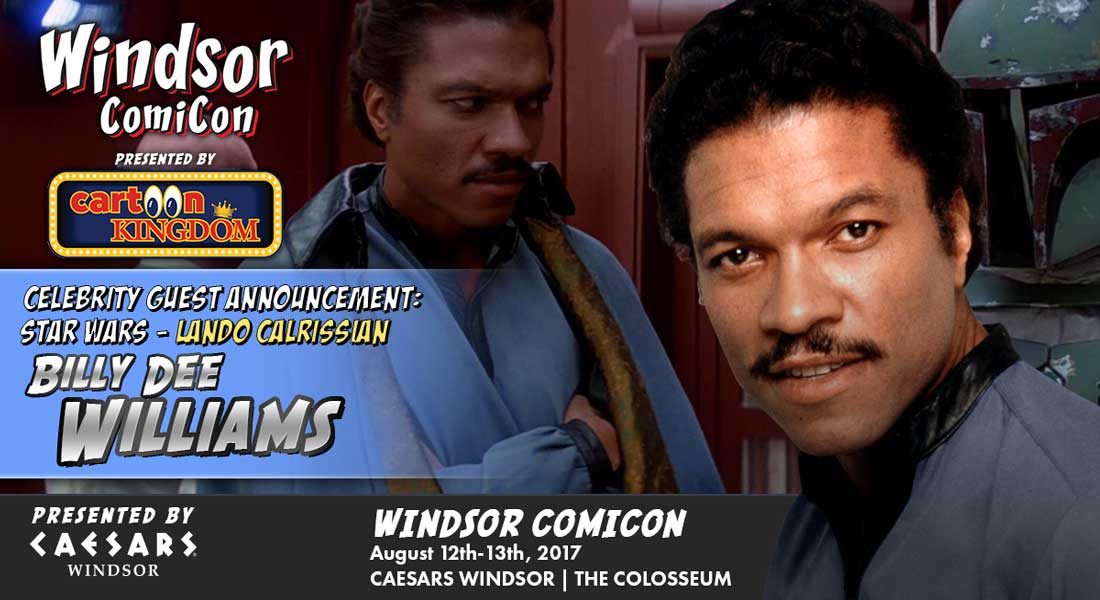 Billy Dee Williams to Headline Windsor ComiCon