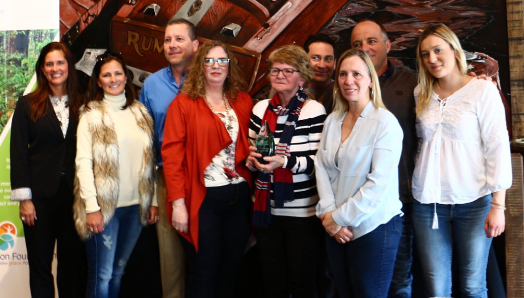 The Chase family receives the 2018 Clifford Hatch Award for Outstanding Individual Contributions.