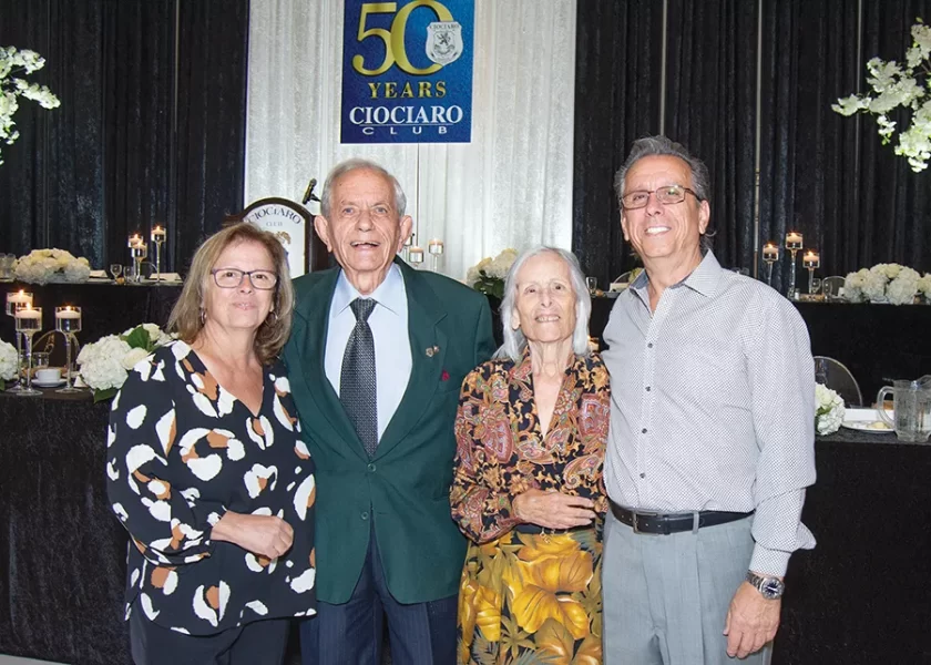 Happy Golden Jubilee To The Ciociaro Club
