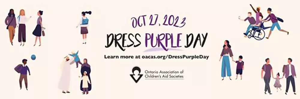 2023 IS ONTARIO DRESS PURPLE DAY