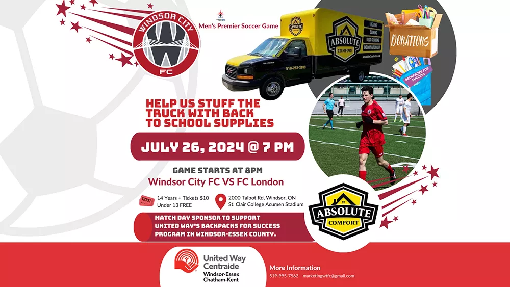 Stuff The Truck Windsor City FC - Biz X magazine